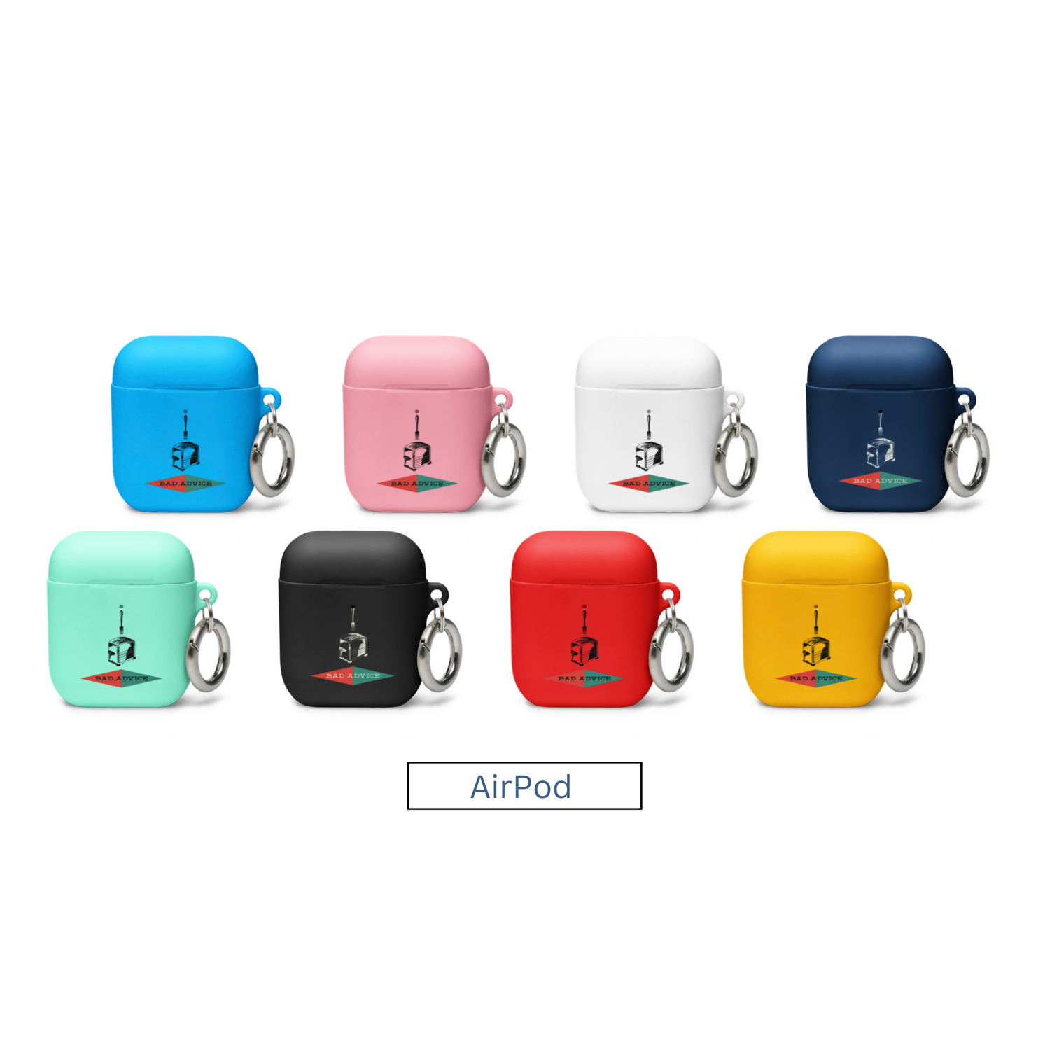 Bad Advice” AirPods Case – Bright Colors — Quinn Cummings